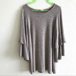 143 Story by Line Up | Bell Sleeve Tunic Sweater